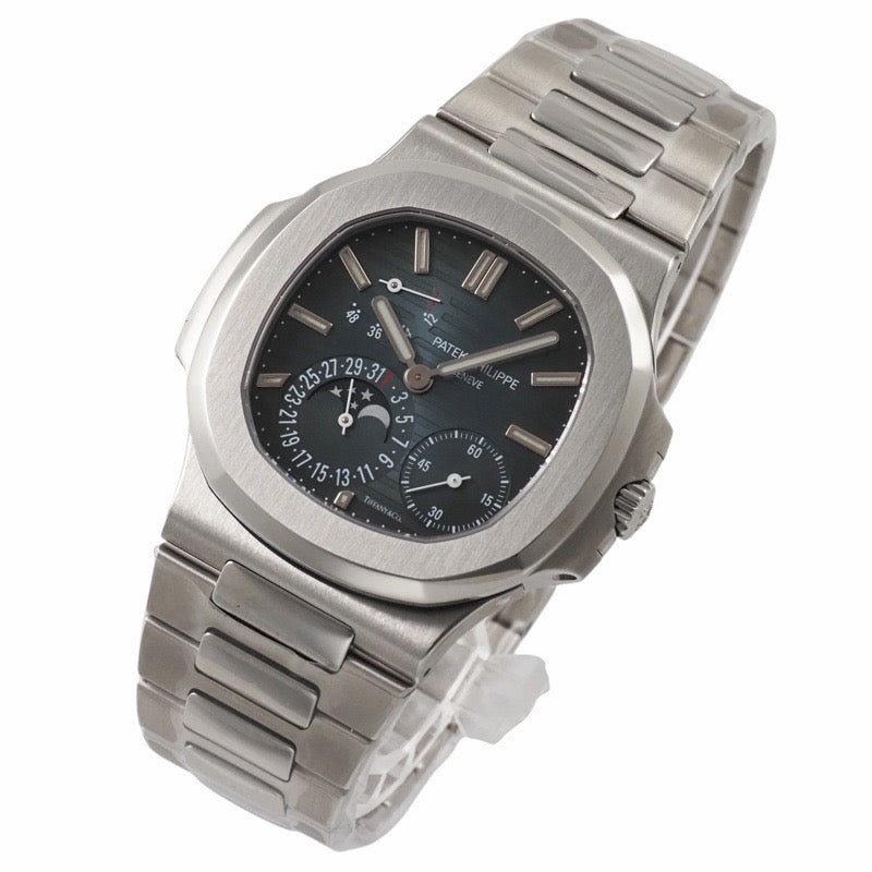 [Tiffany Double Name] Patek Philippe 5712/1A-001 Nautilus Petite Complication Blue Stainless Steel