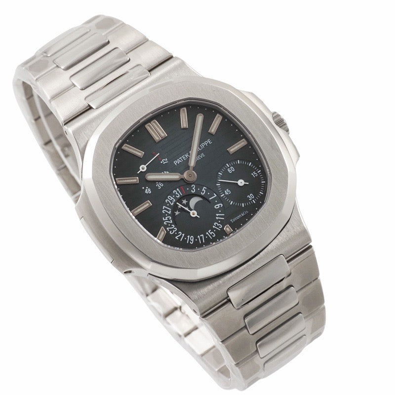 [Tiffany Double Name] Patek Philippe 5712/1A-001 Nautilus Petite Complication Blue Stainless Steel