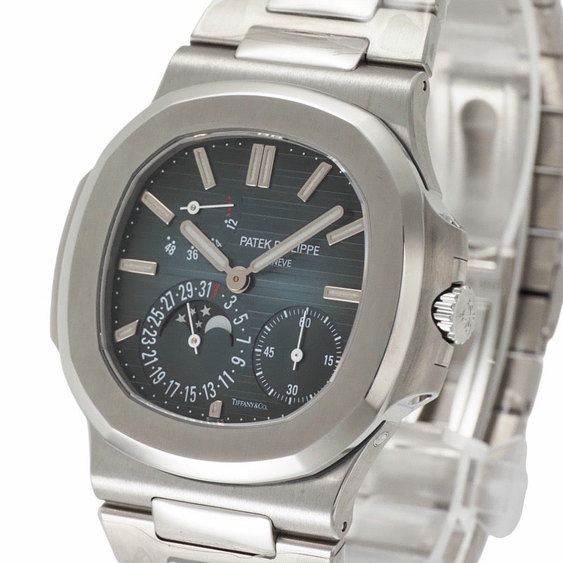 [Tiffany Double Name] Patek Philippe 5712/1A-001 Nautilus Petite Complication Blue Stainless Steel