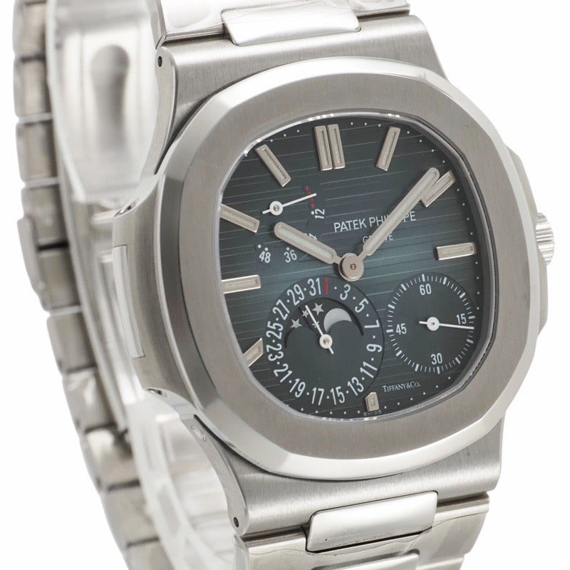 [Tiffany Double Name] Patek Philippe 5712/1A-001 Nautilus Petite Complication Blue Stainless Steel