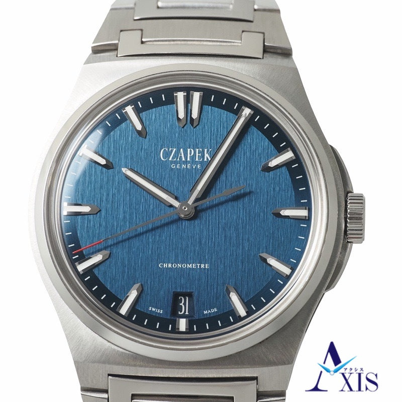 Čapek Antarctic Tail Adélie, Limited Edition of 99 Pieces, Deep Blue Stainless Steel