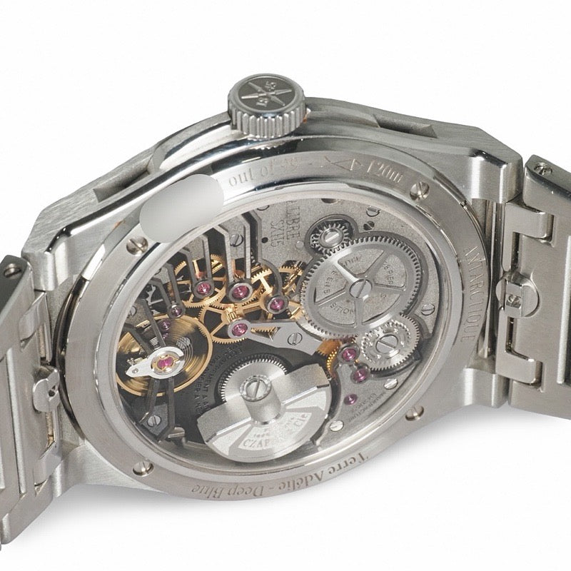 Čapek Antarctic Tail Adélie, Limited Edition of 99 Pieces, Deep Blue Stainless Steel