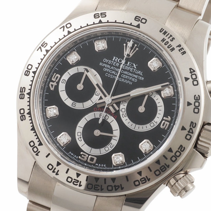 Rolex 116509G Daytona Warranty 2021 Black White Gold