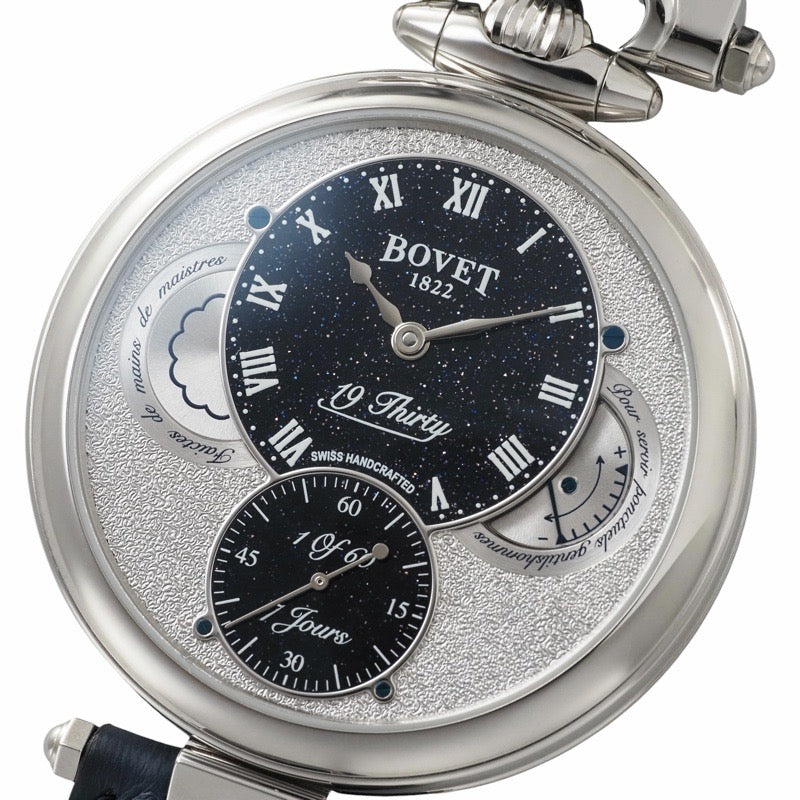 [未使用] Bovet NTS0115 19Thirty 全球限量版 60 枚，砂金石不锈钢
