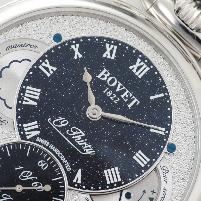 [未使用] Bovet NTS0115 19Thirty 全球限量版 60 枚，砂金石不锈钢