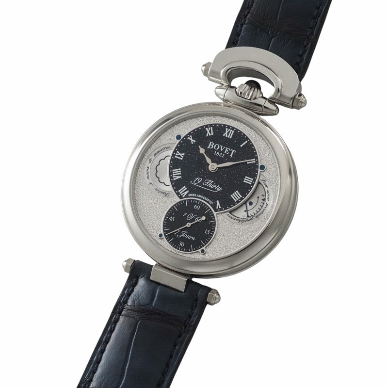 [未使用] Bovet NTS0115 19Thirty 全球限量版 60 枚，砂金石不锈钢
