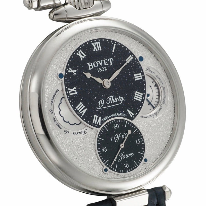 [未使用] Bovet NTS0115 19Thirty 全球限量版 60 枚，砂金石不锈钢