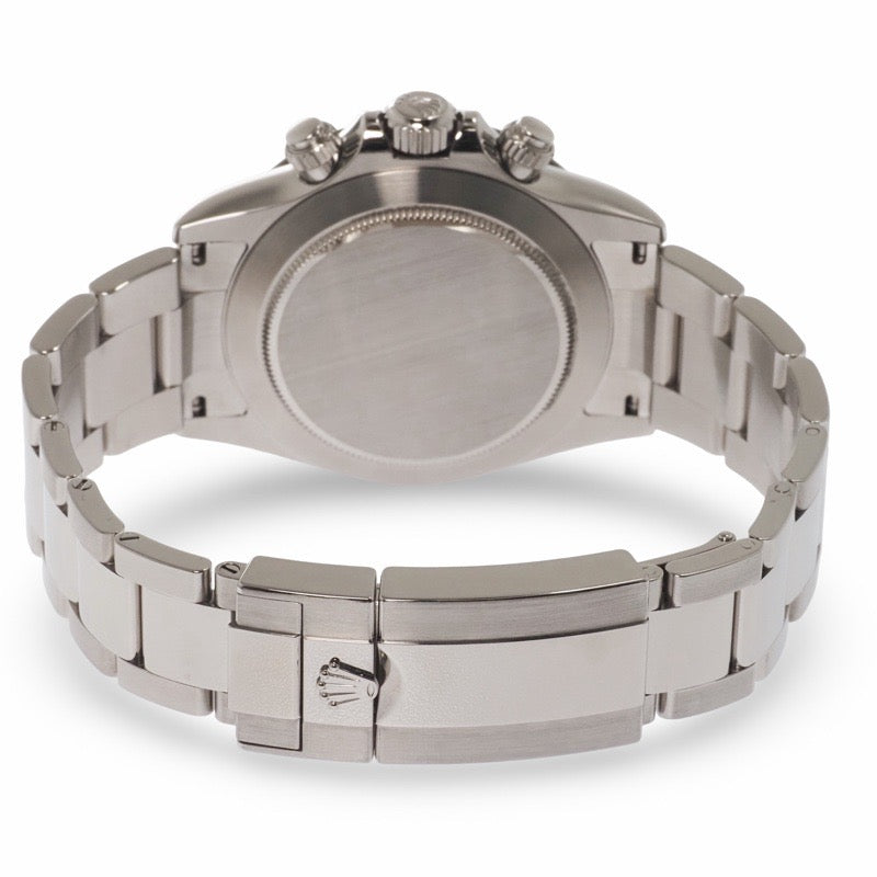 Rolex 116500LN Daytona, with 2020 warranty, white stainless steel.