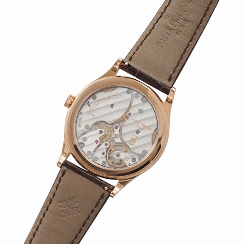 Patek Philippe 6119R-001 Calatrava Warranty 2024 Silver Rose Gold