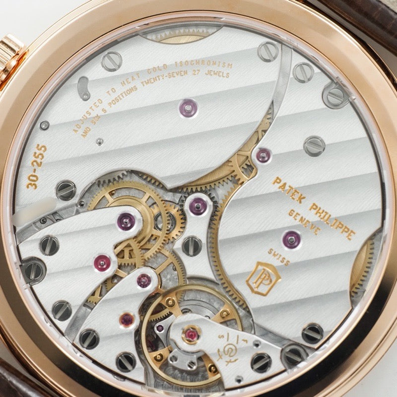 Patek Philippe 6119R-001 Calatrava Warranty 2024 Silver Rose Gold