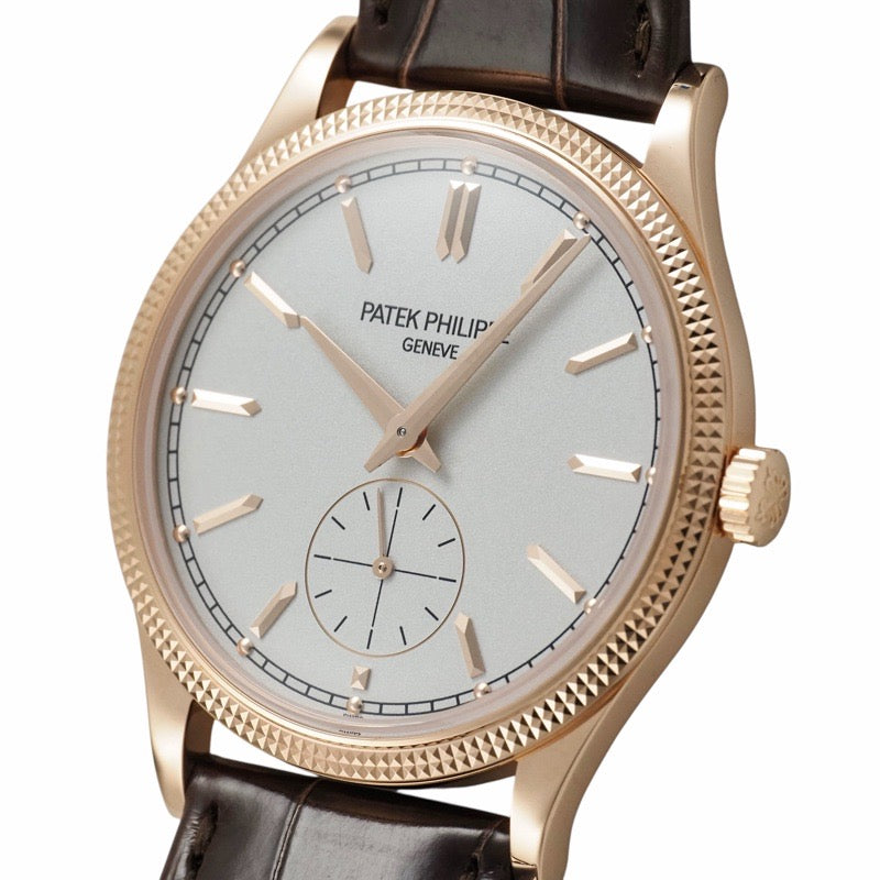 Patek Philippe 6119R-001 Calatrava Warranty 2024 Silver Rose Gold