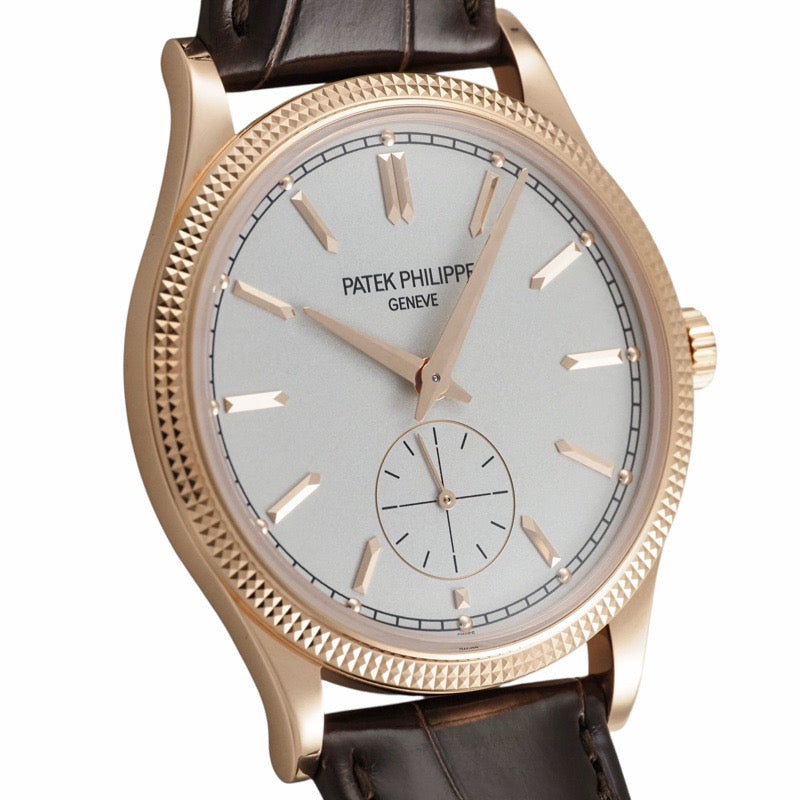 Patek Philippe 6119R-001 Calatrava Warranty 2024 Silver Rose Gold