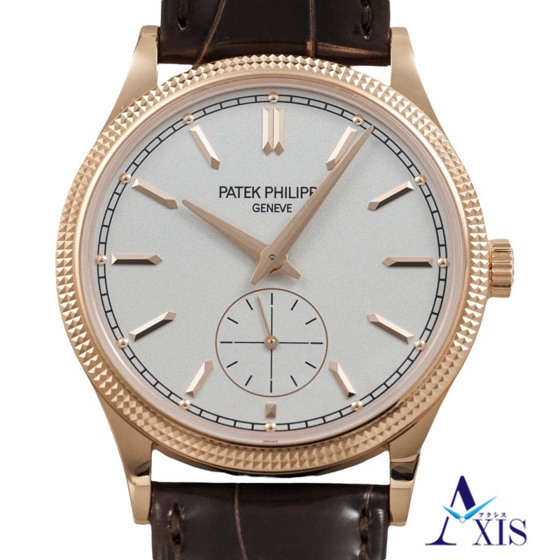 Patek Philippe 6119R-001 Calatrava Warranty 2024 Silver Rose Gold