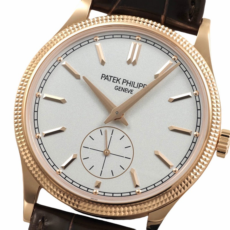 Patek Philippe 6119R-001 Calatrava Warranty 2024 Silver Rose Gold