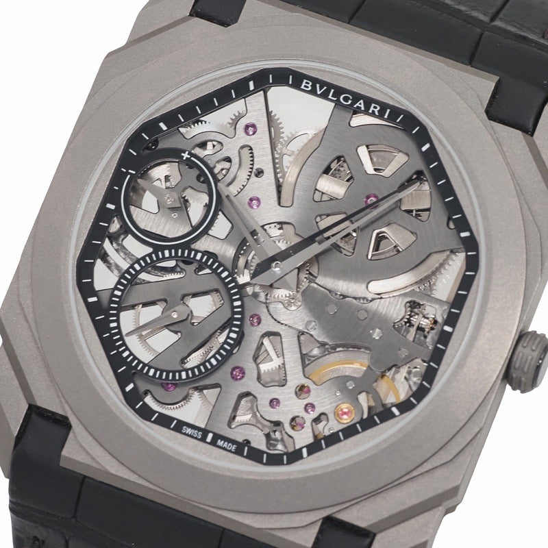 ブルガリ【102714 】BVLGARI 腕時計 オクト フィニッシモ スケルトン