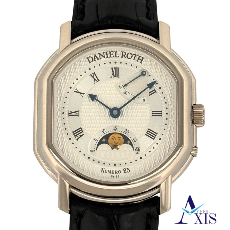 Daniel Roth 0357BCSL 2000 Anniversary Limited Edition of 50 Pieces Moon Phase Power Reserve Silver White Gold