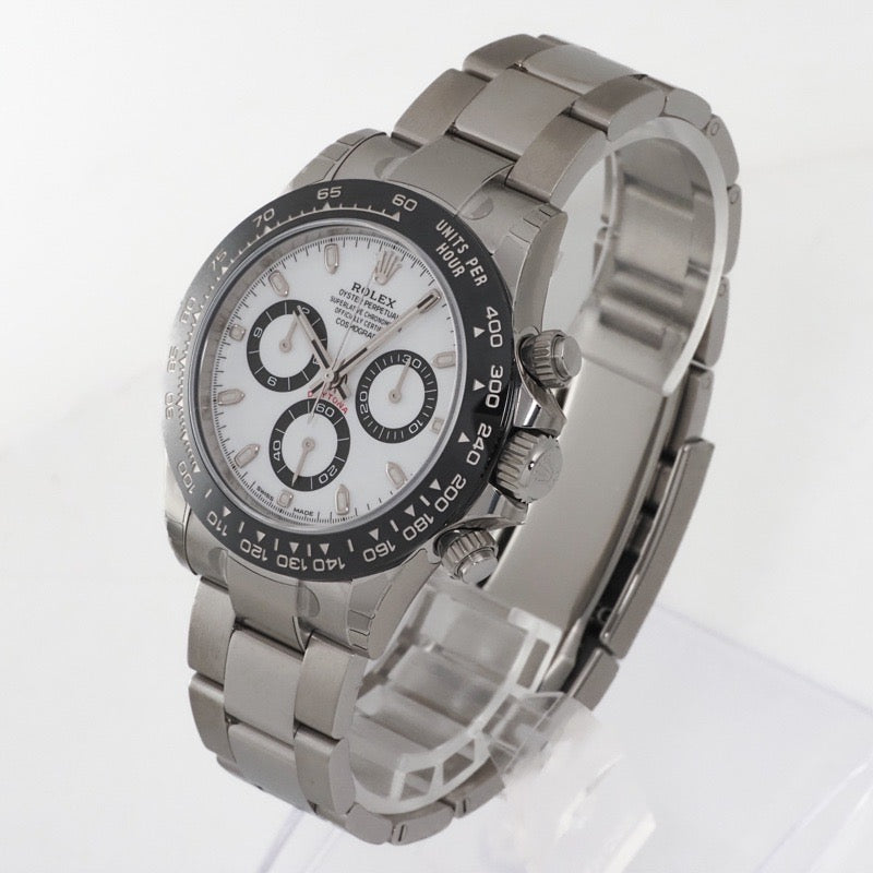 【未使用】ロレックス 116500LN デイトナ　保証書2023年 ホワイト ステンレス