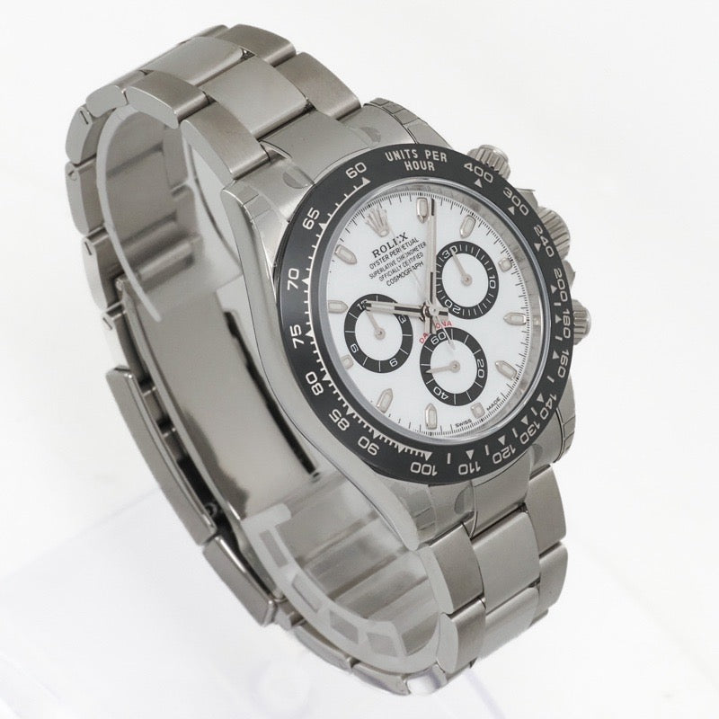 【未使用】ロレックス 116500LN デイトナ　保証書2023年 ホワイト ステンレス