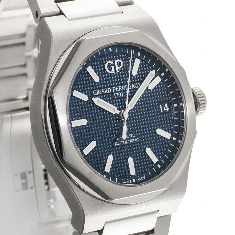 芝柏 (Girard-Perregaux) 81010-11-431-11A Laureato 42mm 蓝色不锈钢