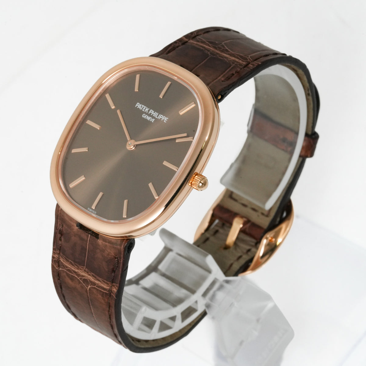 Patek Philippe 3738/100R-001 Golden Ellipse Brown Rose Gold