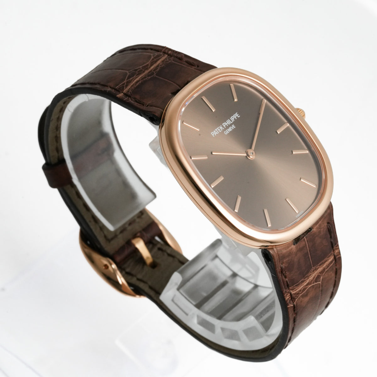 Patek Philippe 3738/100R-001 Golden Ellipse Brown Rose Gold