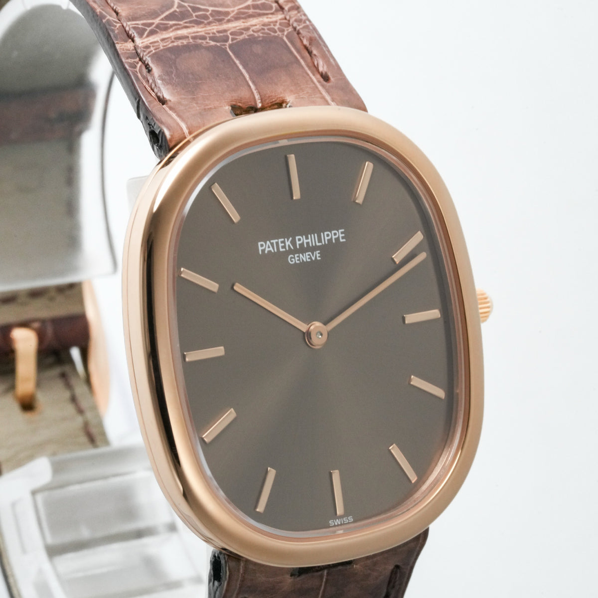 Patek Philippe 3738/100R-001 Golden Ellipse Brown Rose Gold