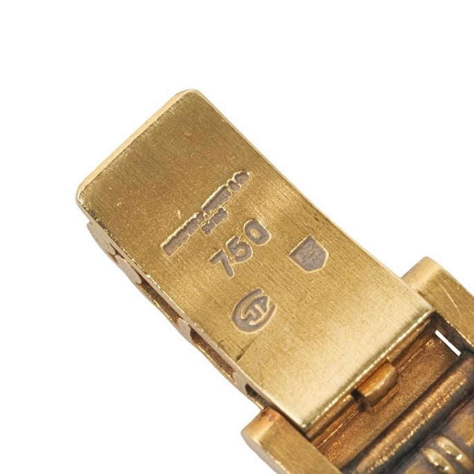 Audemars Piguet 66288BA Mini Bamboo Pave Diamond Yellow Gold