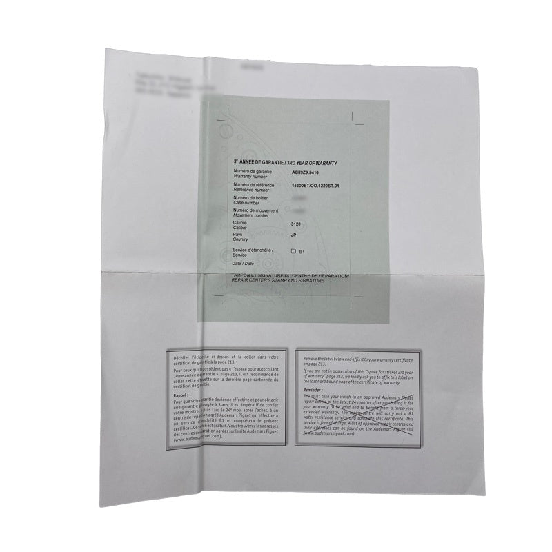 15300ST.OO.1220ST.01 Royal Oak White Stainless Steel