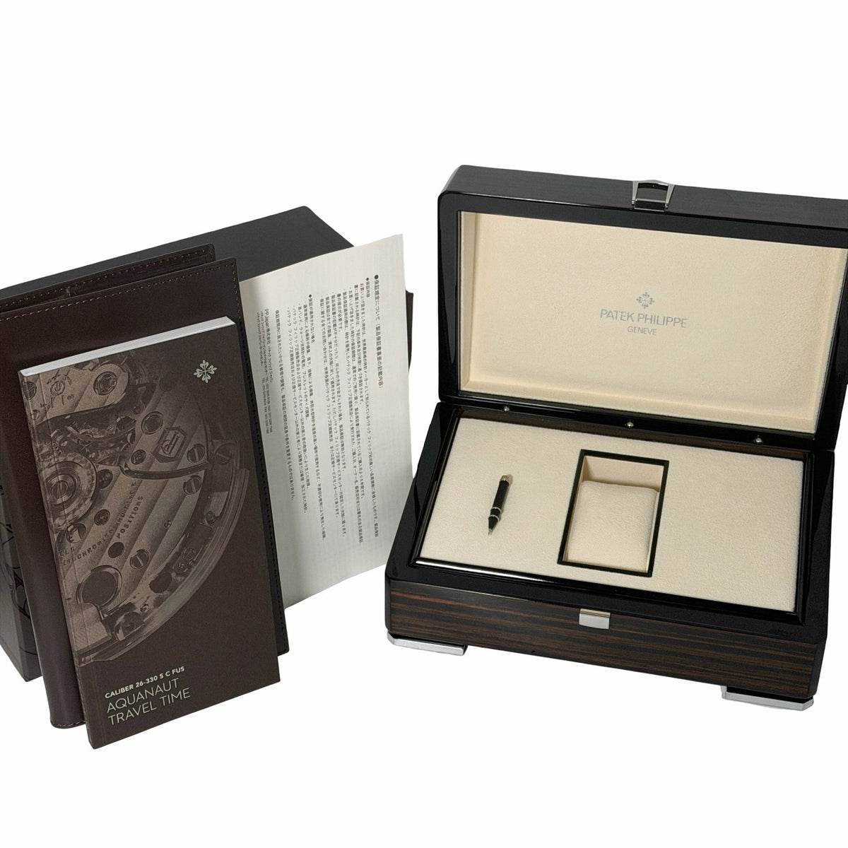 Patek Philippe 5164G-001 Aquanaut Travel Time Blue-Gray Opaline White Gold